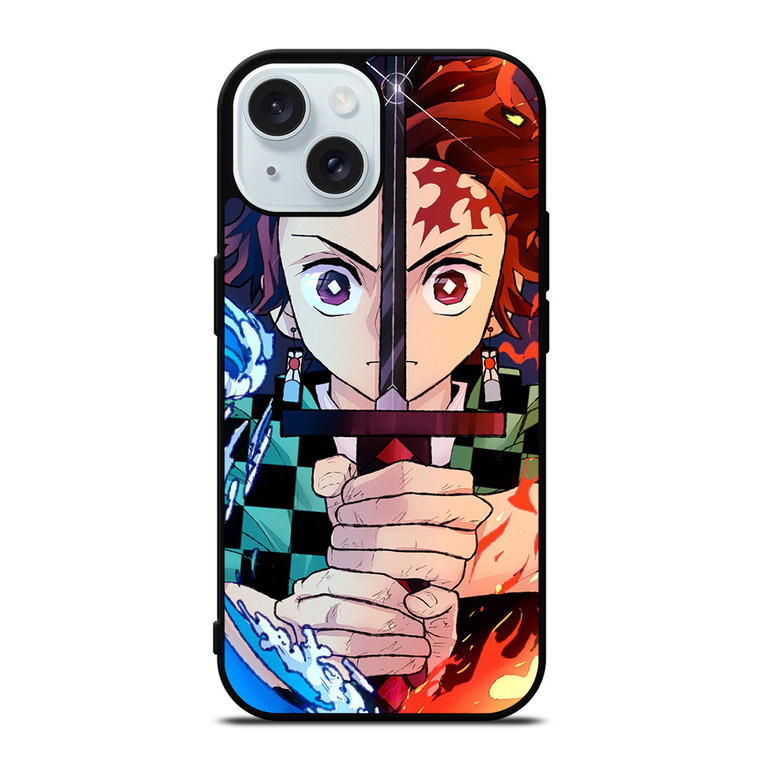 DEMON SLAYER TANJIRO SWORD ANIME iPhone 15  Case Cover