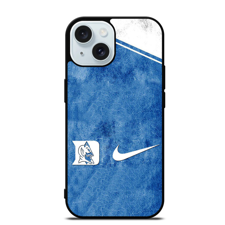 DUKE BLUE DEVILS LOGO NIKE UNIVERSITY BASKETBALL iPhone 15  Case Cover