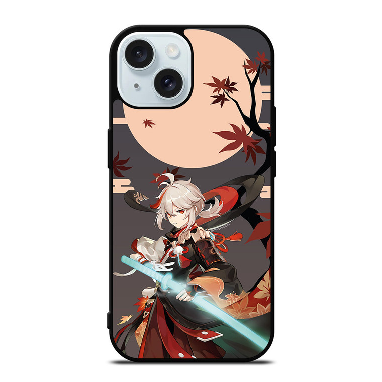 GENSHIN IMPACT SWORD KAEDEHARA KAZUHA iPhone 15  Case Cover GENSHIN IMPACT SWORD KAEDEHARA KAZUHA iPhone 15  Case Cover