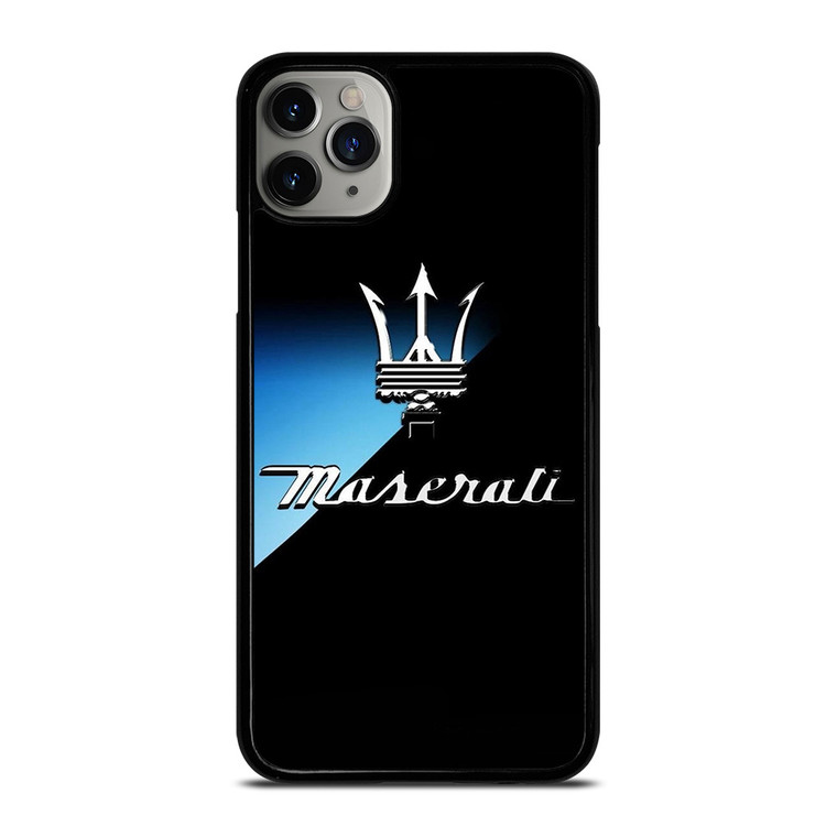 MASERATI DARK BLUE LOGO iPhone 11 Pro Max Case