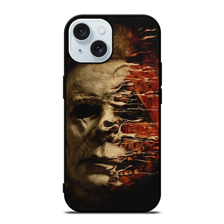 HALLOWEEN MICHAEL MYERS RED iPhone 15  Case Cover