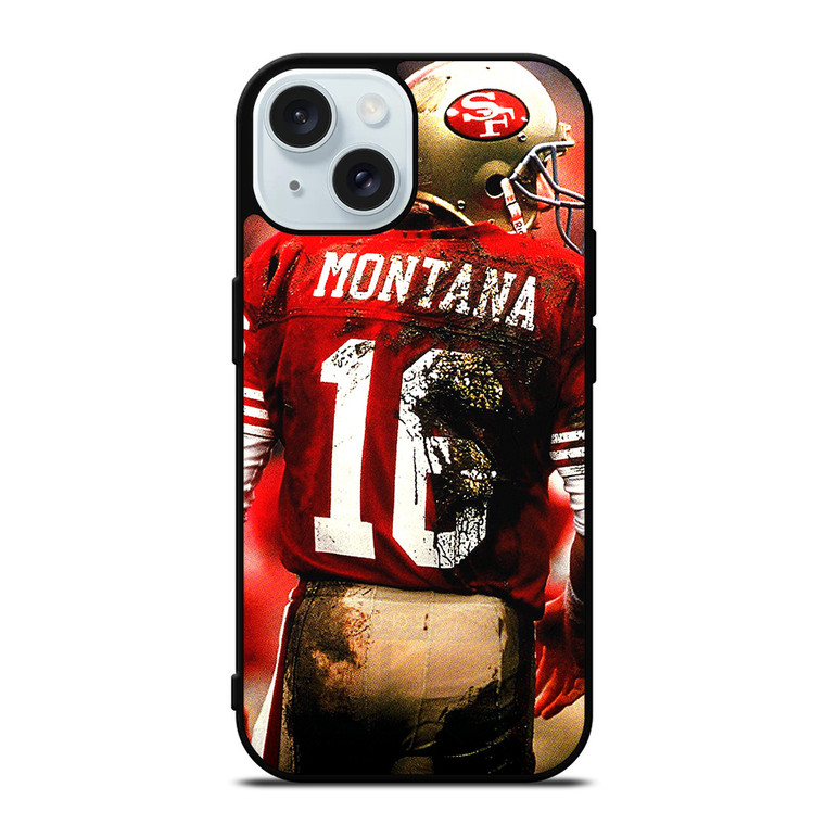 JOE MONTANA SF 49ERS NFL iPhone 15  Case Cover