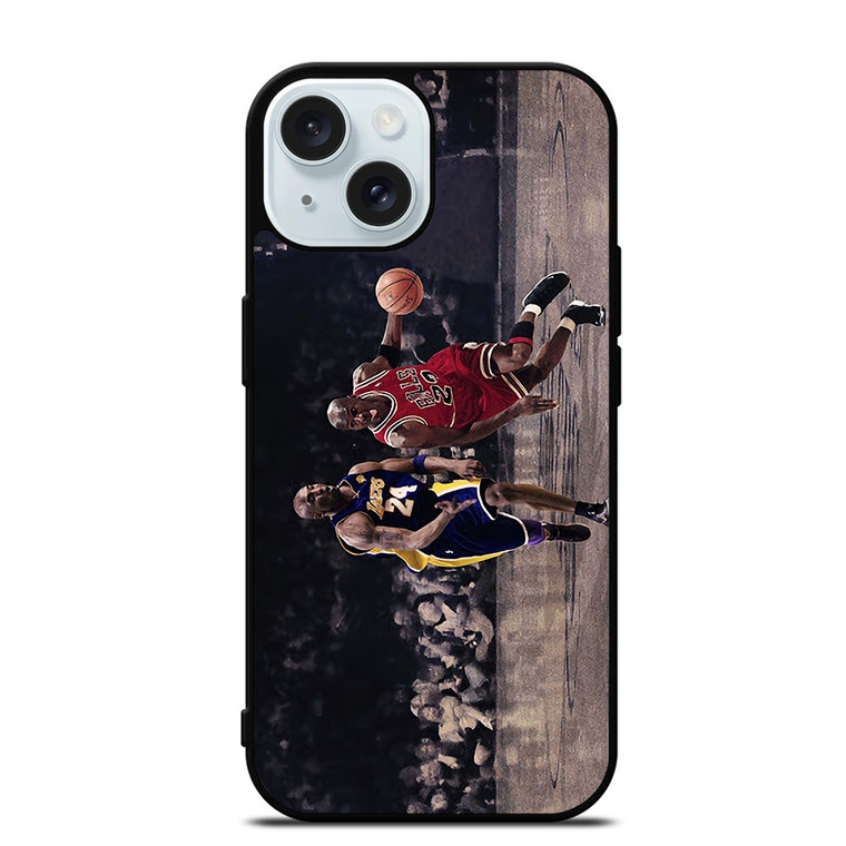 KOBE BRYANT VS MICHAEL JORDAN iPhone 15  Case Cover
