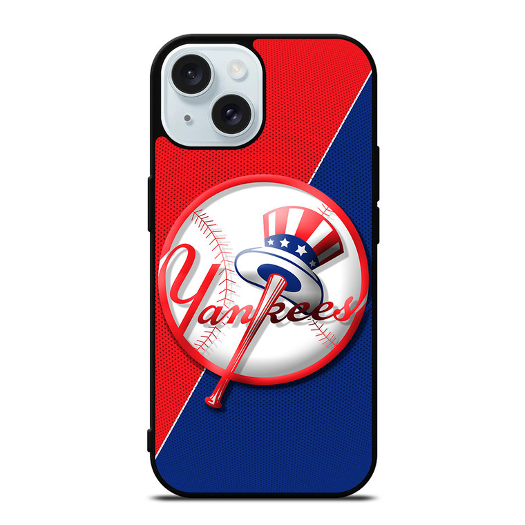 NEW YORK YANKEES MLB HAT ICON iPhone 15  Case Cover