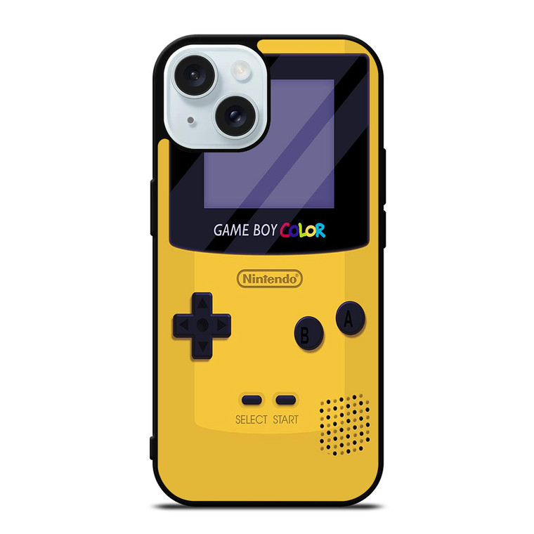 NINTENDO GAME BOY YELLOW iPhone 15  Case Cover