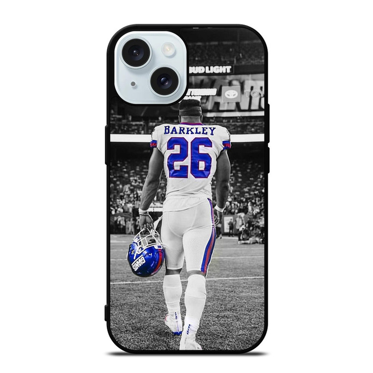 NY NEW YORK GIANTS SAQUON BARKLEY END GAME iPhone 15  Case Cover