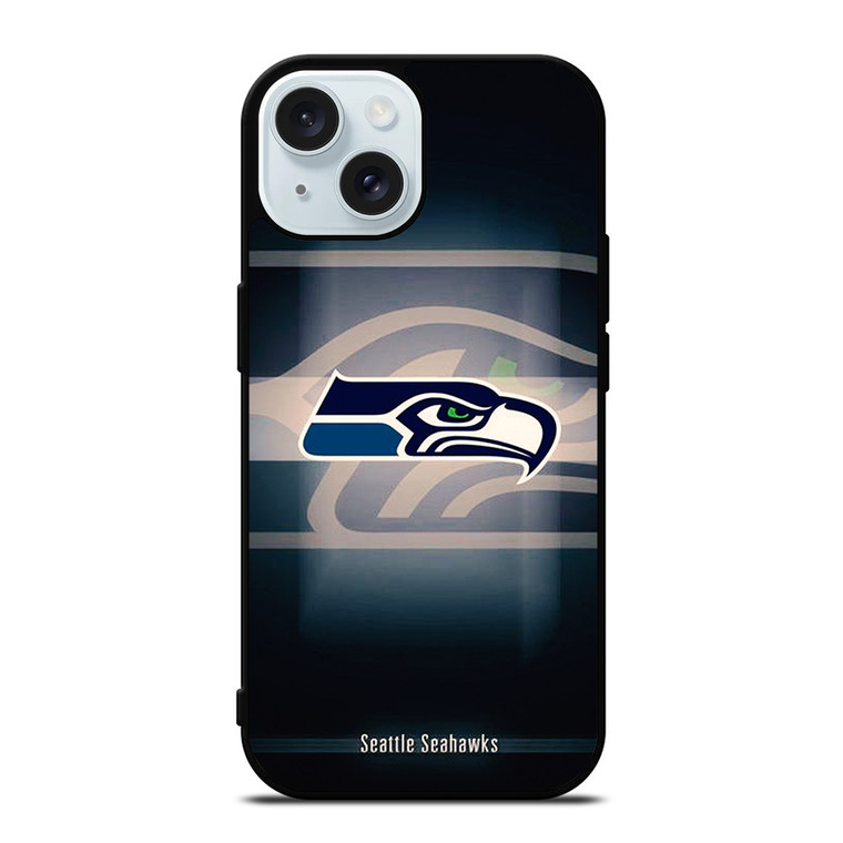 SEATTLE SEAHAWKS FOOTBALL BLUE iPhone 15  Case Cover