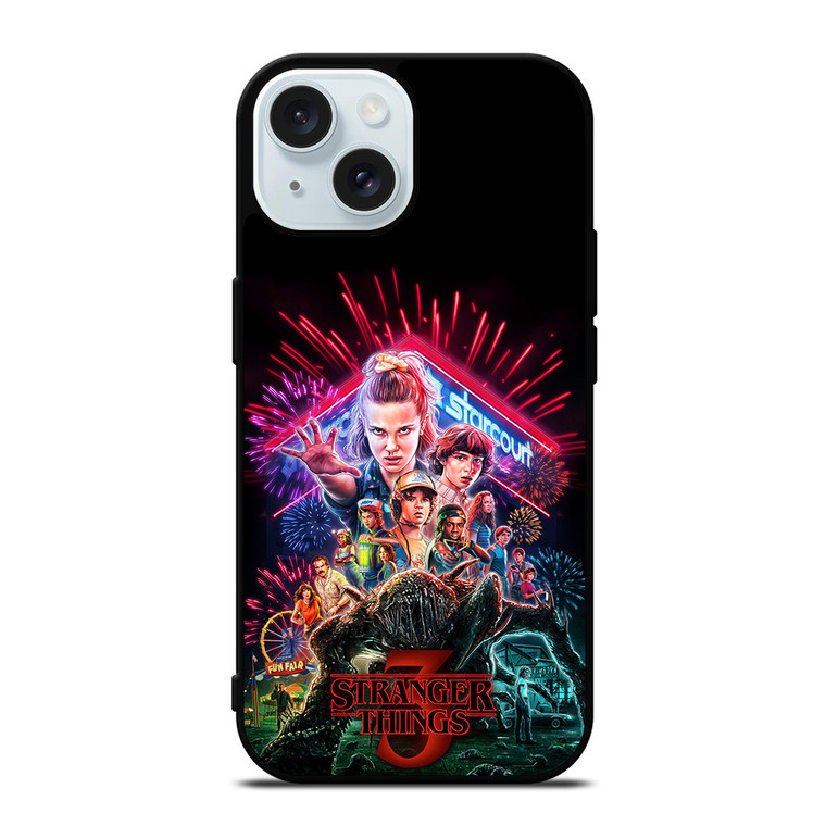 STRANGER THINGS 3 SERIES iPhone 15  Case Cover