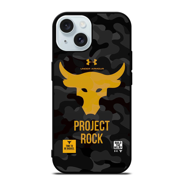 UNDER ARMOUR CAMO PROJECT ROCK iPhone 15  Case Cover