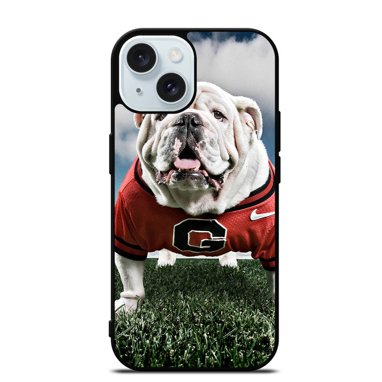 UNIVERSITY OF GEORGIA BULLDOGS UGA iPhone 15  Case Cover