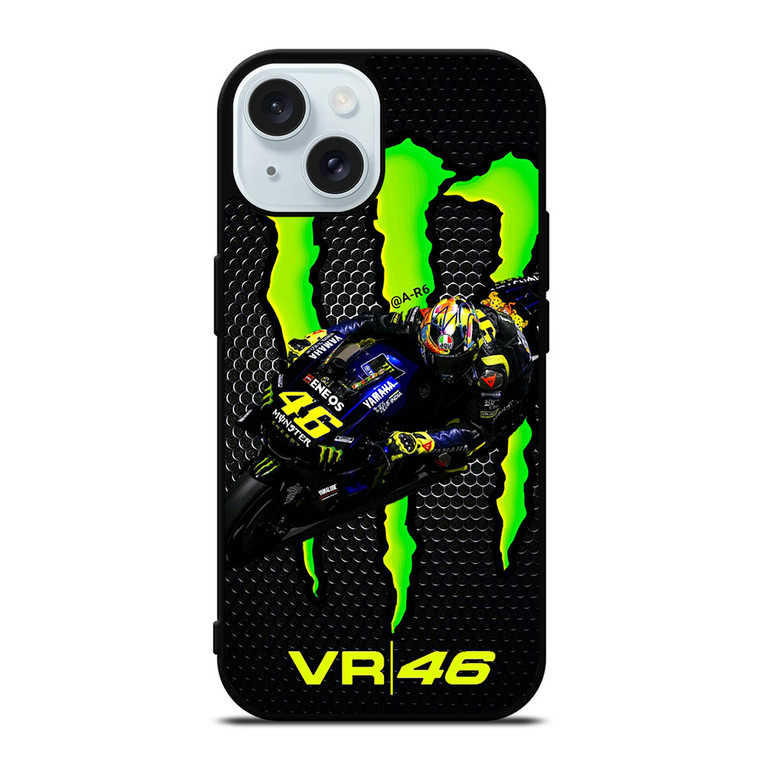 VALENTINO ROSSI THE DOCTOR VR46 MOTO GP iPhone 15  Case Cover VALENTINO ROSSI THE DOCTOR VR46 MOTO GP iPhone 15  Case Cover