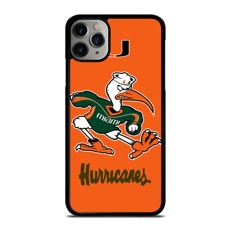 MIAMI HURRICANES LOGO iPhone 11 Pro Max Case