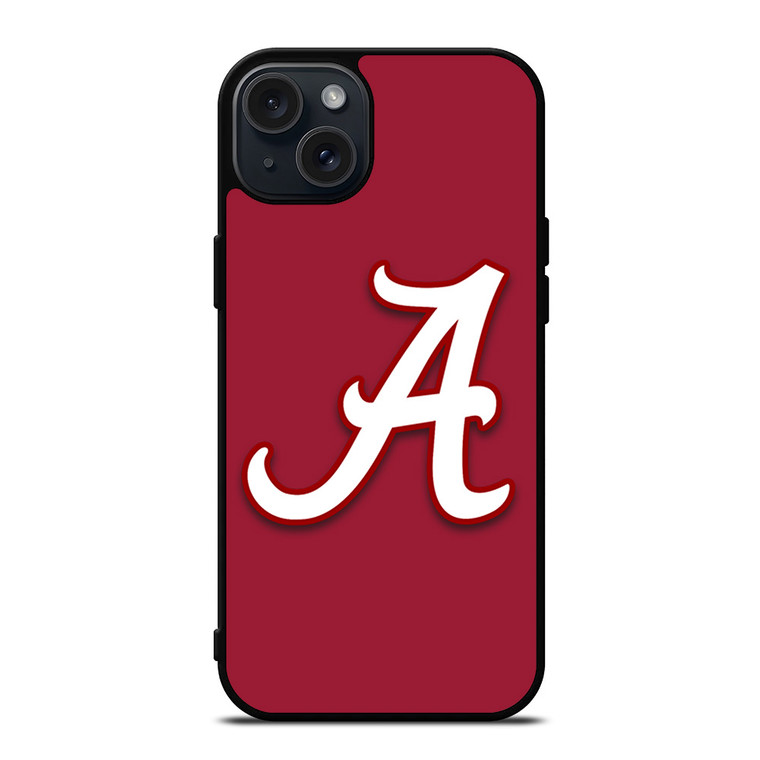 ALABAMA CRIMSON TIDE INITIAL iPhone 15 Plus Case