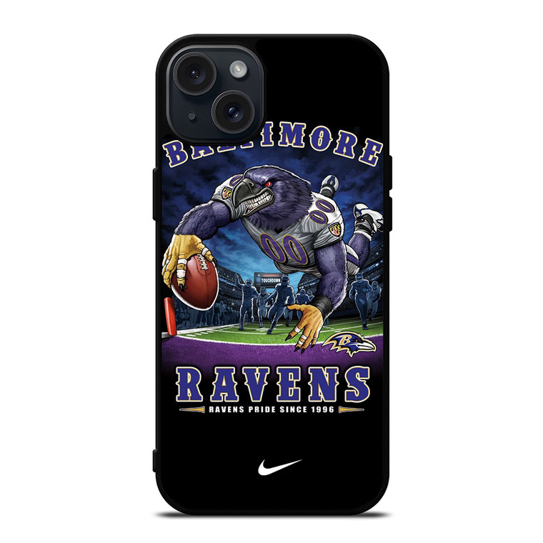BALTIMORE RAVENS NFL ART iPhone 15 Plus Case