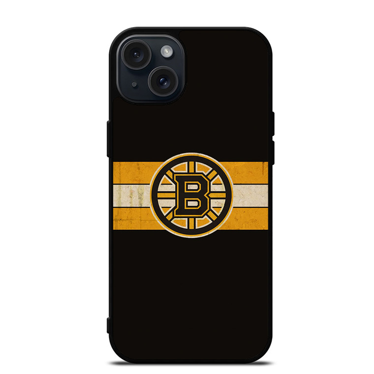 BOSTON BRUINS HOECKY TEAM EMBLEM iPhone 15 Plus Case