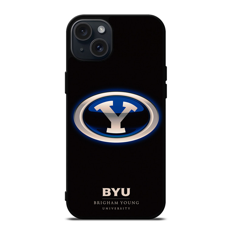 BYU COUGARS BRIGHAM YOUNG UNIVERSITY FOOTBALL iPhone 15 Plus Case