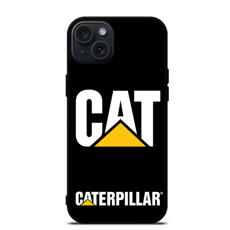 CAT CATERPILLAR BLACK LOGO iPhone 15 Plus Case CAT CATERPILLAR BLACK LOGO iPhone 15 Plus Case
