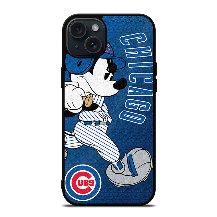 CHICAGO CUBS BASEBALL MICKEY MOUSE iPhone 15 Plus Case