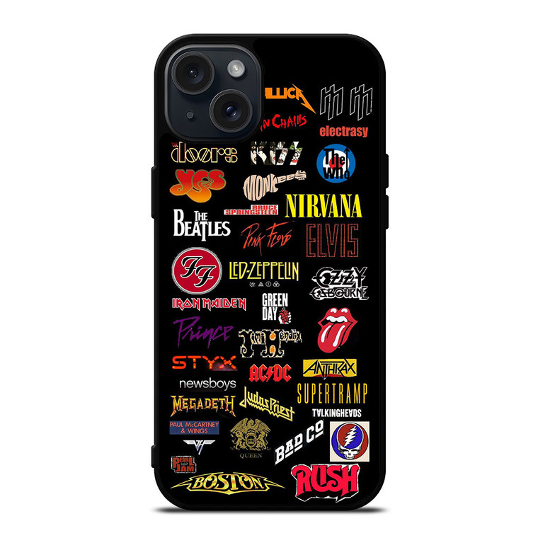 CLASSIC ROCK BAND iPhone 15 Plus Case CLASSIC ROCK BAND iPhone 15 Plus Case