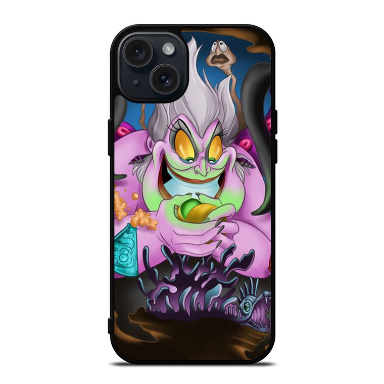 DISNEY VILLAINS URSULA IN LITTLE MERMAID iPhone 15 Plus Case