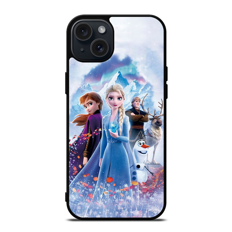 ELSA AND FRIENDS FROZEN CHARACTER iPhone 15 Plus Case