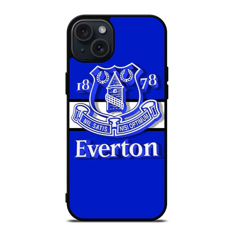 EVERTON FC LOGO FOOTBALL CLUB iPhone 15 Plus Case