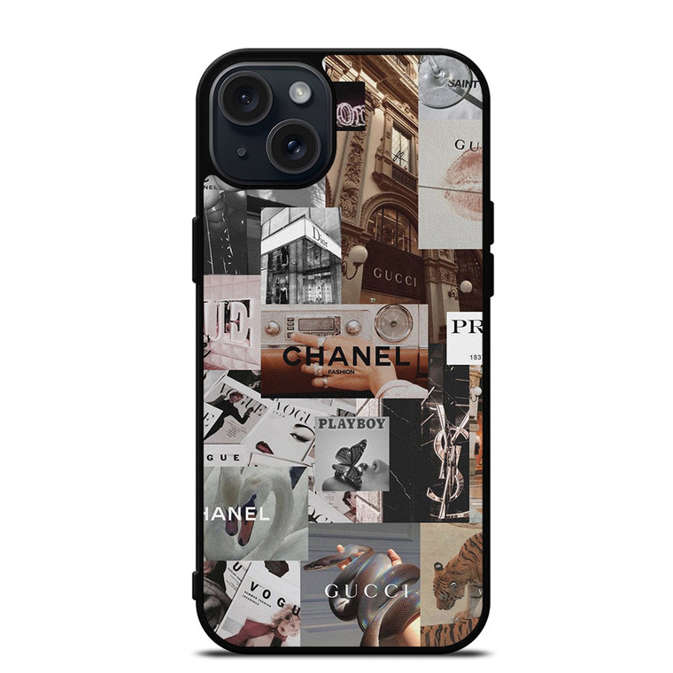 FASHION DESIGN COLLAGE iPhone 15 Plus Case
