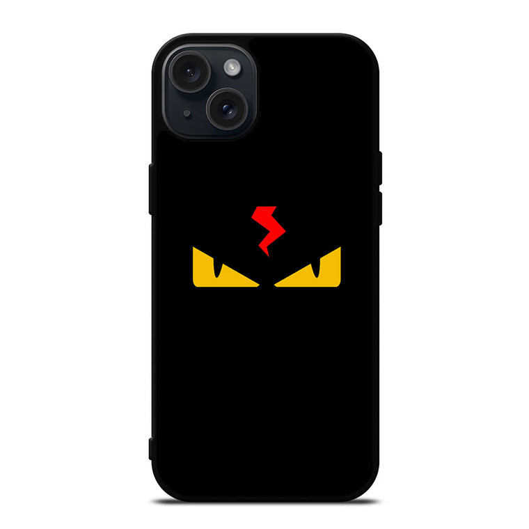 FENDI ROMA EYES YELLOW iPhone 15 Plus Case