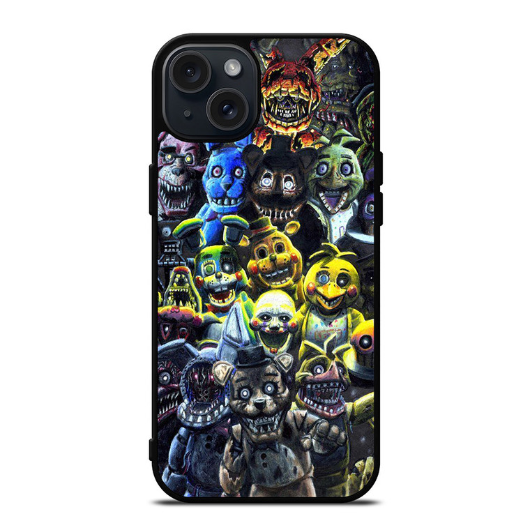 FIVE NIGHTS AT FREDDY'S FNAF HOROR iPhone 15 Plus Case