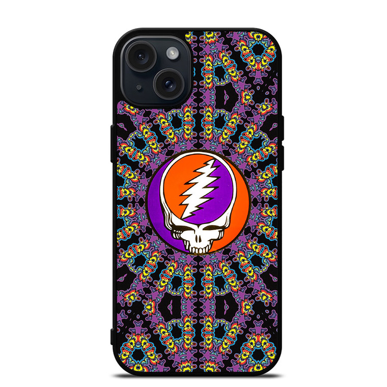GRATEFUL DEAD PATTERN iPhone 15 Plus Case
