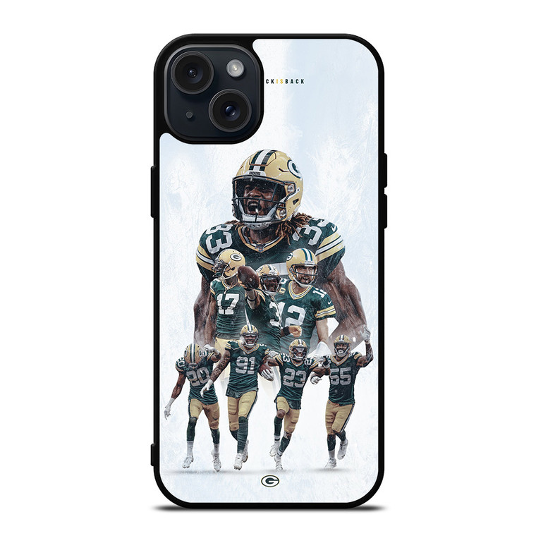 GREEN BAY PACKERS WALLPAPER iPhone 15 Plus Case