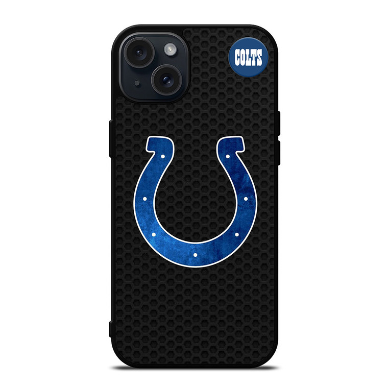 INDIANAPOLIS COLTS HEXA TEAM LOGO iPhone 15 Plus Case