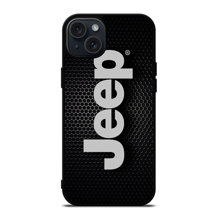JEEP METAL GREY iPhone 15 Plus Case