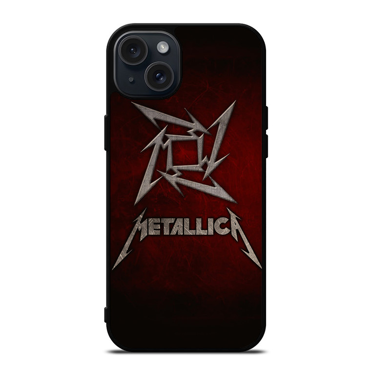 METALLICA ROCK BAND SYMBOL iPhone 15 Plus Case