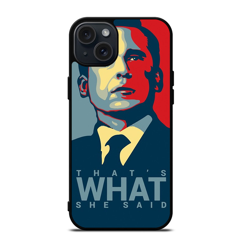 MICHAEL SCOTT ART iPhone 15 Plus Case