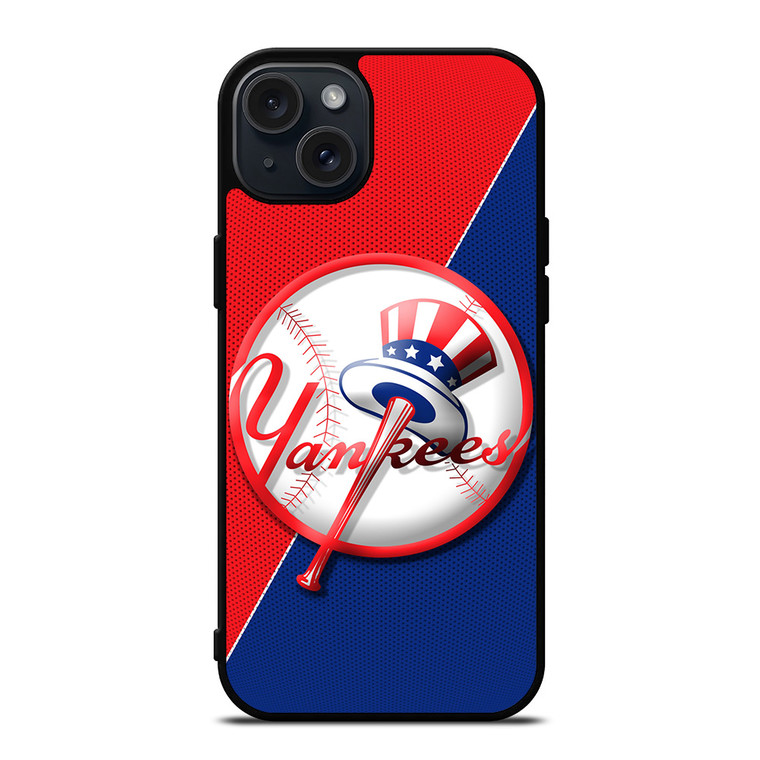 NEW YORK YANKEES MLB HAT ICON iPhone 15 Plus Case