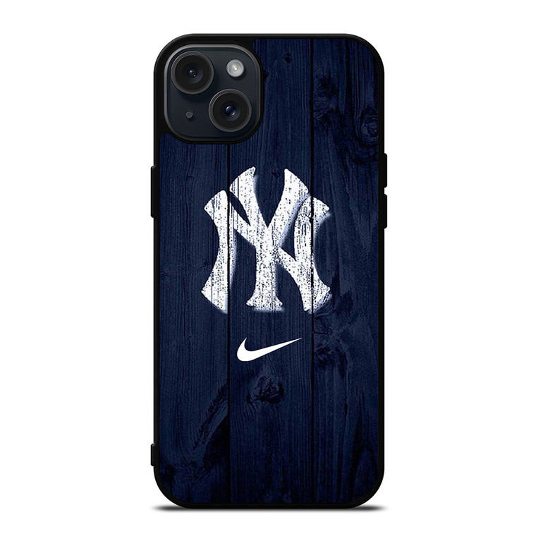 NEW YORK YANKEES WOODEN NIKE iPhone 15 Plus Case