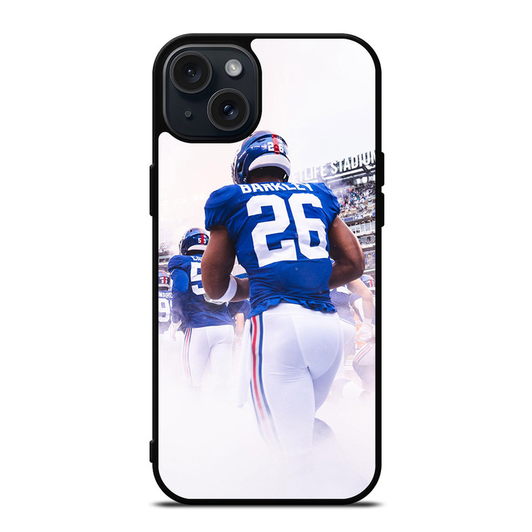 NY NEW YORK GIANTS SAQUON BARKLEY BACK SIDE iPhone 15 Plus Case