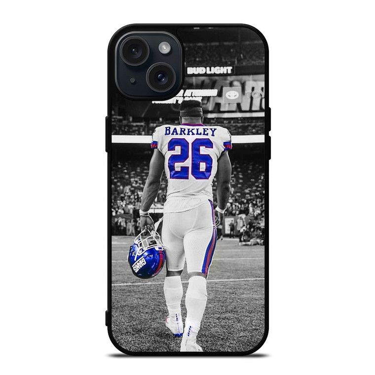 NY NEW YORK GIANTS SAQUON BARKLEY END GAME iPhone 15 Plus Case