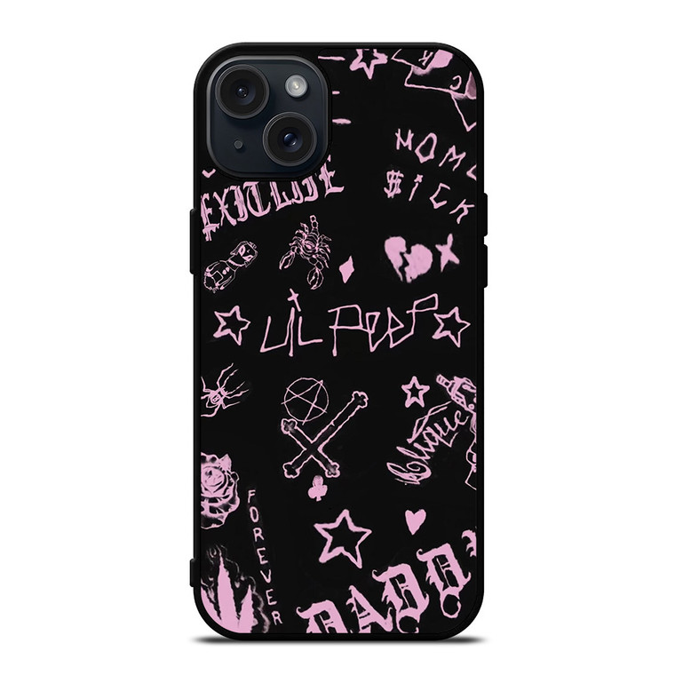 PINK BLACK iPhone 15 Plus Case