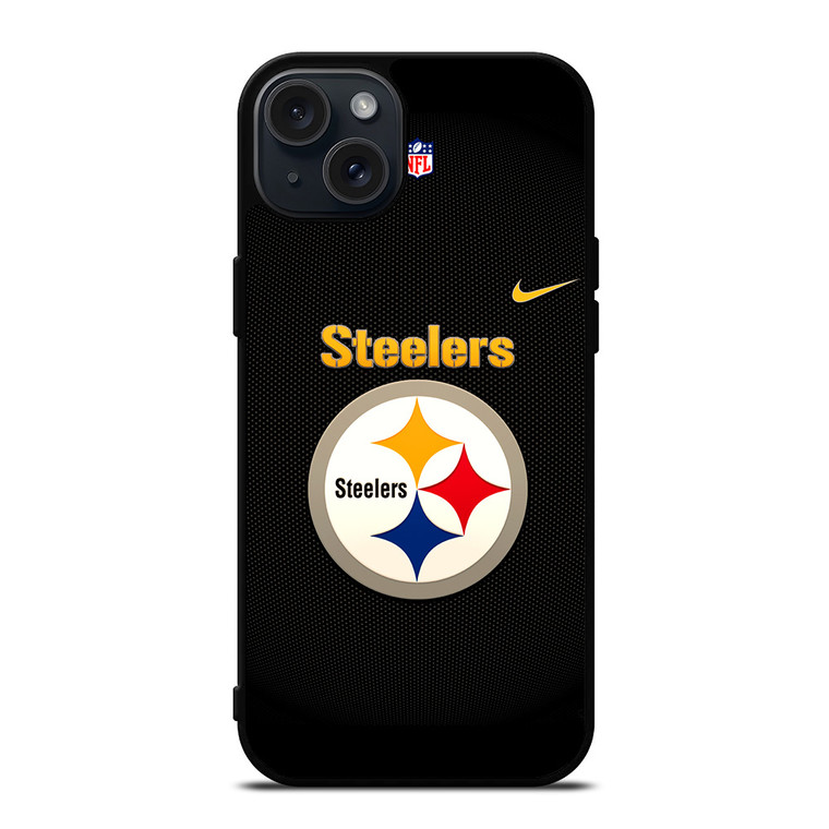 PITTSBURGH STEELERS LOGO NIKE iPhone 15 Plus Case PITTSBURGH STEELERS LOGO NIKE iPhone 15 Plus Case