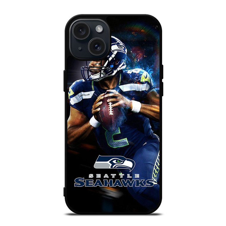 RUSSELL WILSON SEATTLE SEAHAWKS NFL iPhone 15 Plus Case RUSSELL WILSON SEATTLE SEAHAWKS NFL iPhone 15 Plus Case