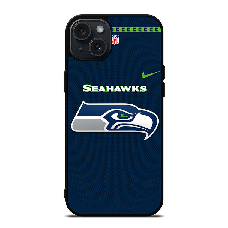 SEATTLE SEAHAWKS NFL FOOTBALL iPhone 15 Plus Case