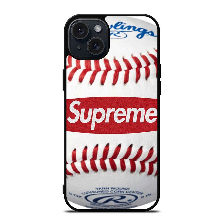 SUPREME RAWLING BASEBALL iPhone 15 Plus Case