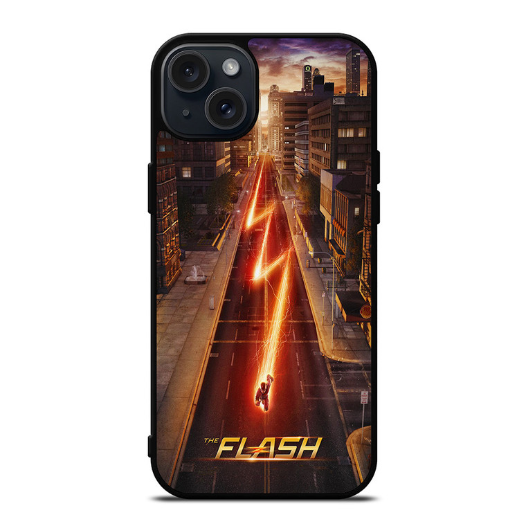 THE FLASH DCSUPERHERO LOGO iPhone 15 Plus Case