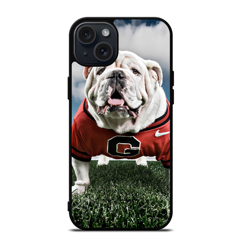 UNIVERSITY OF GEORGIA BULLDOGS UGA iPhone 15 Plus Case