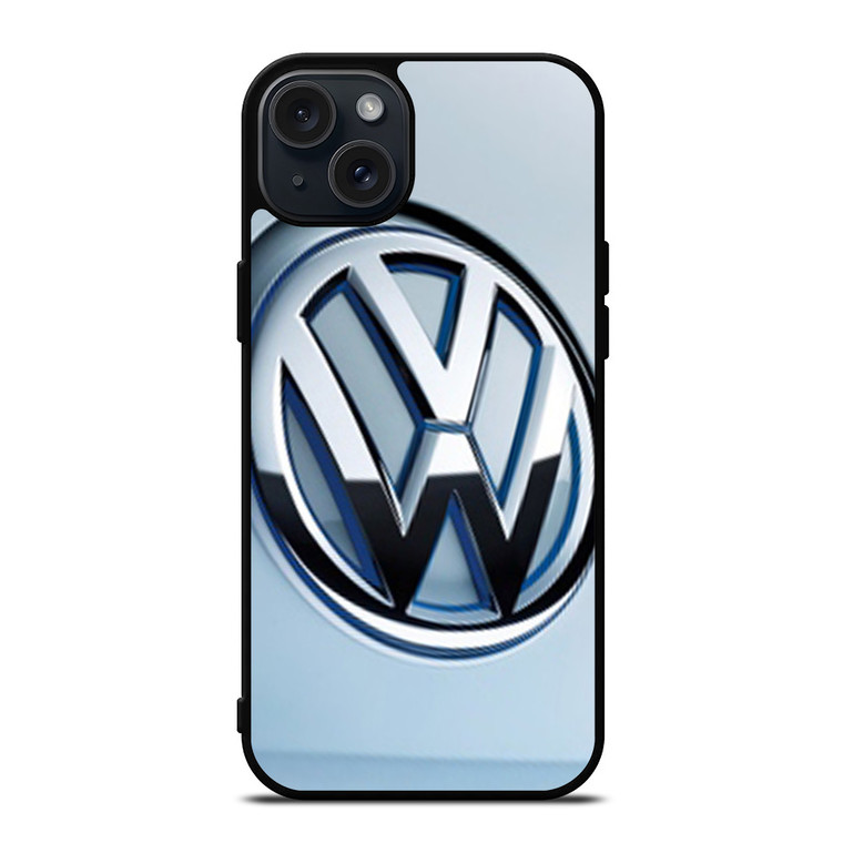 VW VOLKSWAGEN EMBLEM SILVER iPhone 15 Plus Case
