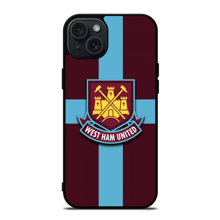 WEST HAM UNITED FC LOGO iPhone 15 Plus Case