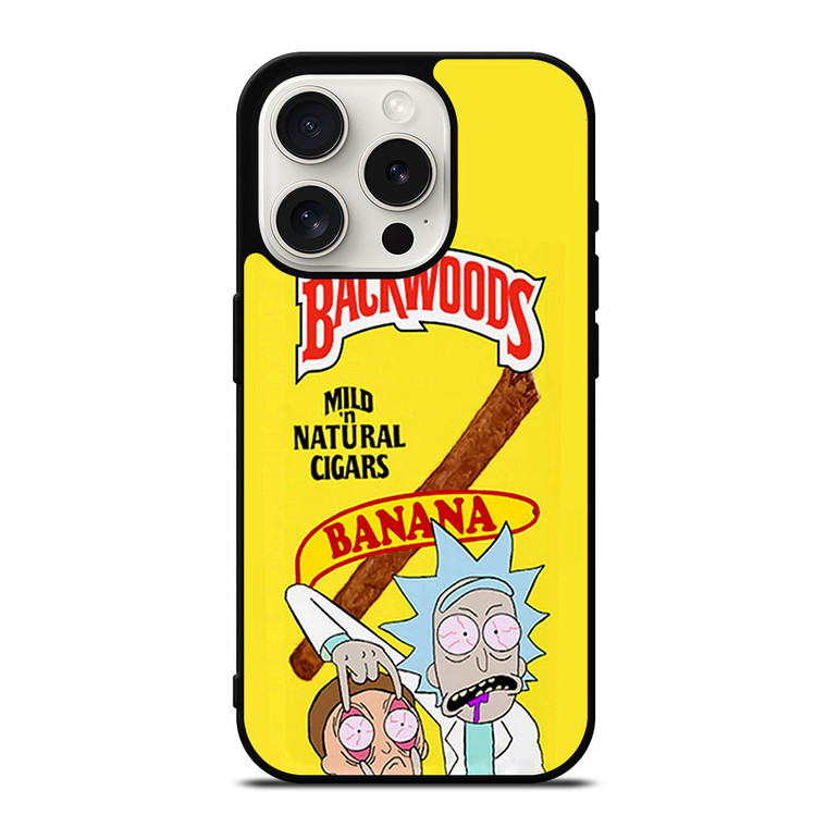 BACKWOODS RICK AND MORTY YELLOW iPhone 15 Pro Case