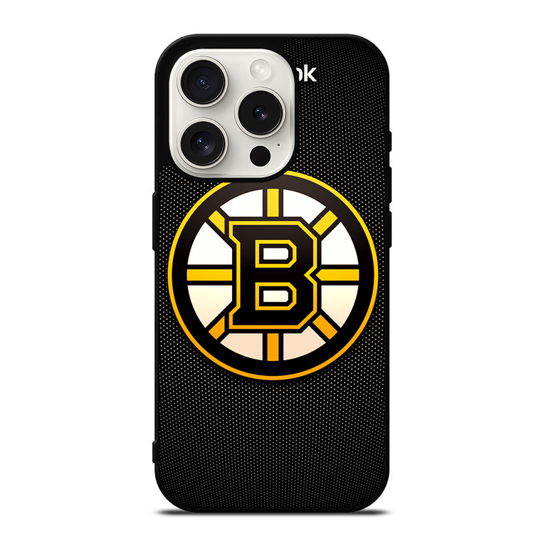 BOSTON BRUINS REEBOK HOCKEY TEAM iPhone 15 Pro Case